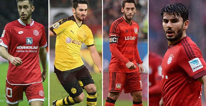 İşte Bundesliga'nın Türk kökenli oyuncuları