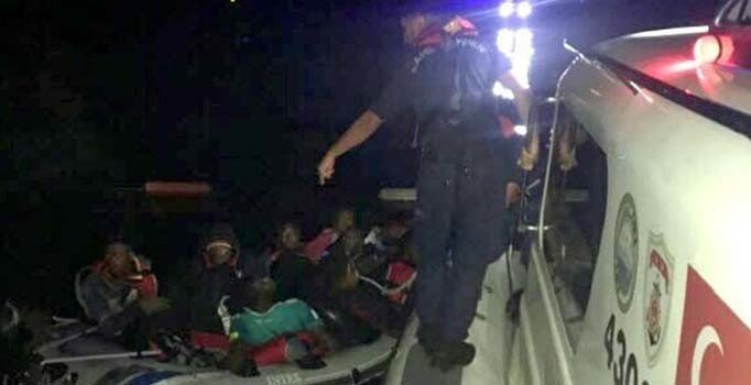 Bodrum açıklarında 12 kaçak göçmen yakalandı