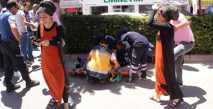 Kaza yapanın babası olduğunu görünce gözyaşlarını tutamadı