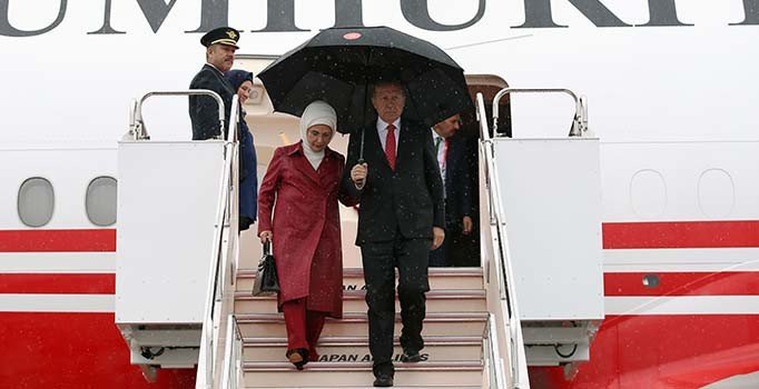 Cumhurbaşkanı Erdoğan Japonya'dan Çin'e geçti