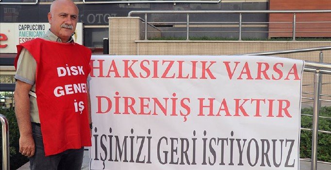 İşten çıkarılan eski CHP İlçe Başkanı Zeynel Mertoğlu açlık grevine başladı