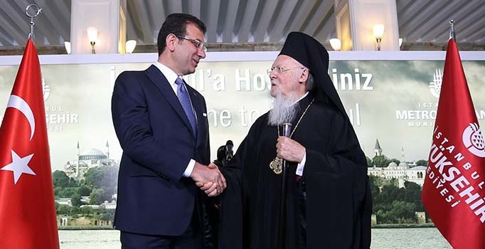 Fener Rum Patriği'nden İmamoğlu'na ziyaret