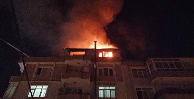 Tekirdağ Çerkezköy'de yangın paniği