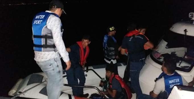 Bodrum açıklarında 10 kaçak göçmen yakalandı