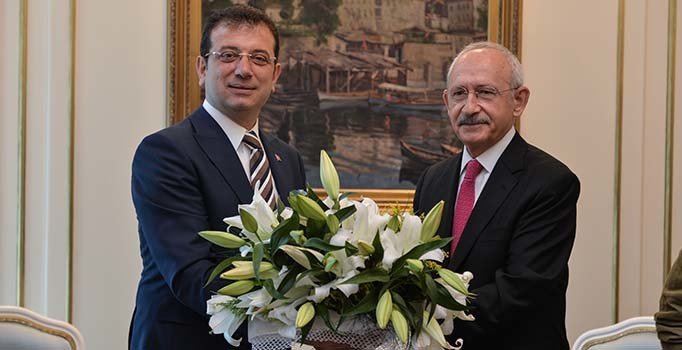 CHP Lideri Kılıçdaroğlu'ndan İBB Başkanı İmamoğlu'na tebrik ziyareti