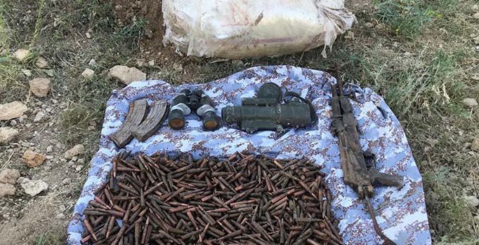 Van'da terör operasyonu: Araziye gömülü mühimmat ele geçirildi