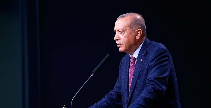 Cumhurbaşkanı Erdoğan, Vahdettin Köşkü'nde gazetecilerle buluştu