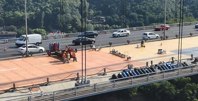 FSM çalışmalarında 12. gün: İlk kat asfalt atılmaya başlandı