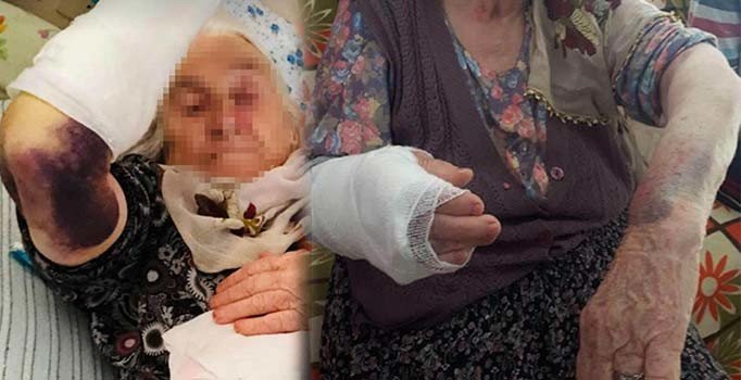 92 yaşındaki kayınvalidesini sopayla döven gelin serbest