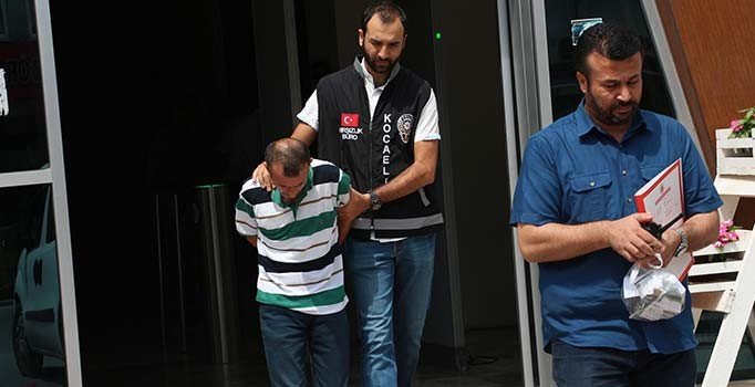 İnşaatlardaki kombilere dadanan hırsız tutuklandı