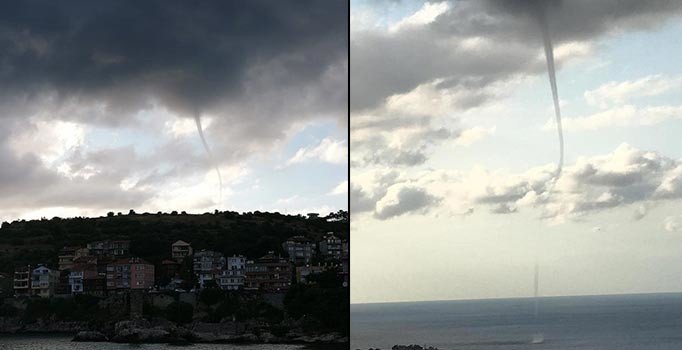 Amasra'da hortum paniği