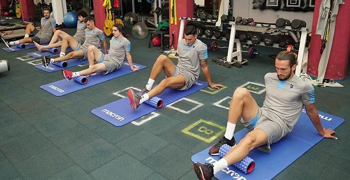 Trabzonspor'da 7 futbolcuya özel antrenman