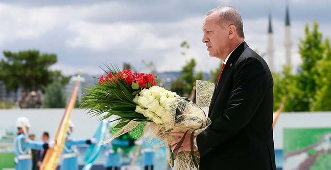 İlk 15 Temmuz anma töreni Beştepe'de