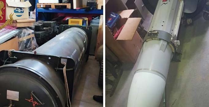 Aşırı sağcının evinden neonazi füzesi çıktı