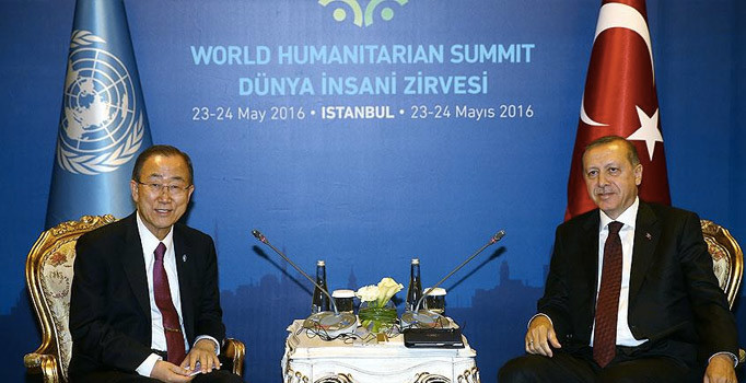 Erdoğan, BM Genel Sekreteri Ban, Merkel ve Rutte ile görüştü