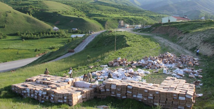 PKK'nın finans kaynağına darbe: 5 milyon paket sigara ele geçirildi