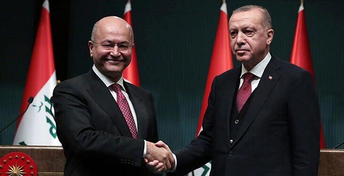 Irak Cumhurbaşkanı Salih'ten Erdoğan'a taziye telefonu
