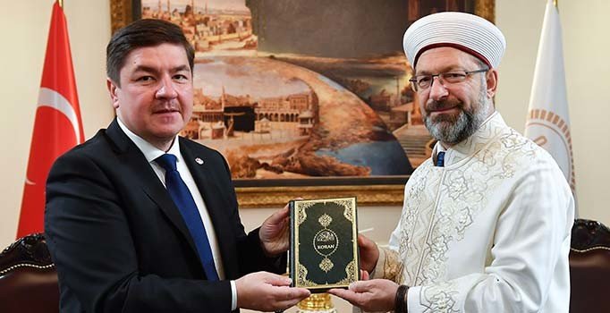 Polonyalı Müslümanlar'dan Diyanet'e teşekkür ziyareti