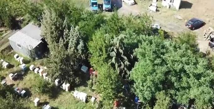 'Drone' destekli kaçak içki operasyonu