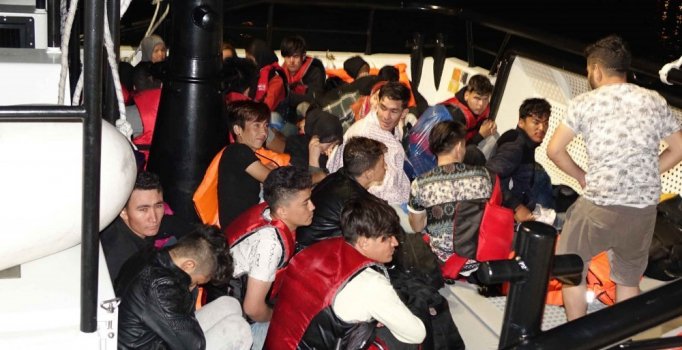 Çanakkale’de 46 kaçak göçmen yakalandı