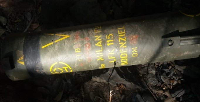 Pençe Harekatı'nda ele geçirilen mühimmatlar imha edildi