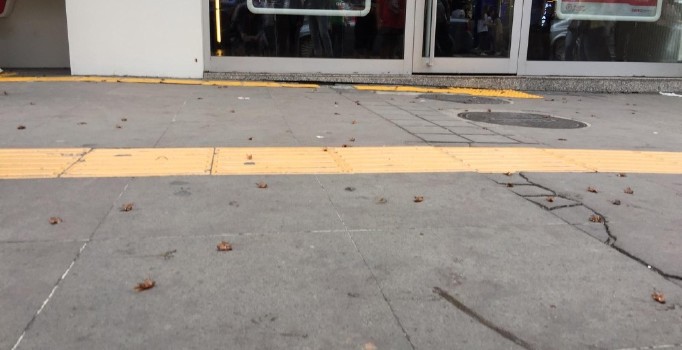 Trabzon’un en işlek caddesini ’Kakalaklar’ bastı