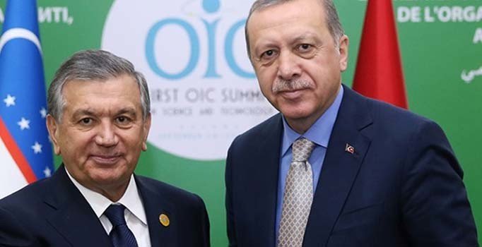Cumhurbaşkanı Erdoğan, Özbek lider Şevket Mirziyoyev'le telefonda görüştü