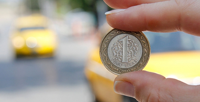 Pazartesi günü taksiler 1 TL