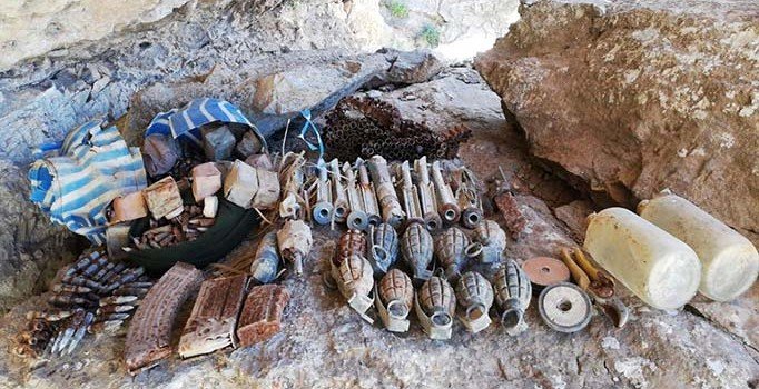 Şırnak'ta operasyon: PKK'lı teröristlere ait mühimmat bulundu