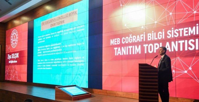 Milli Eğitim Bakanlığı Coğrafi Bilgi Sistemi tanıtıldı