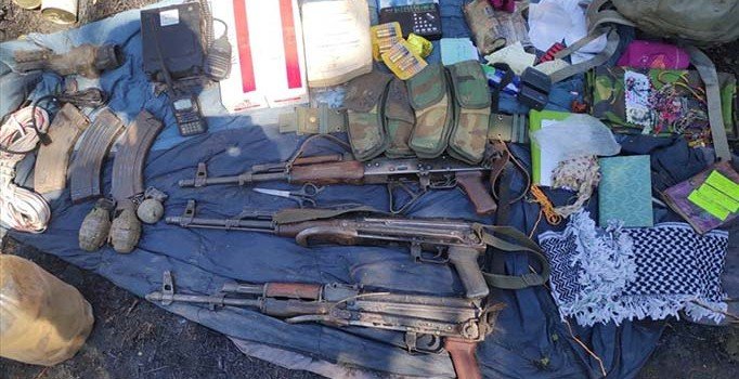 Pençe Harekatı'nda ele geçirilen silah ve mühimmatlar imha edildi