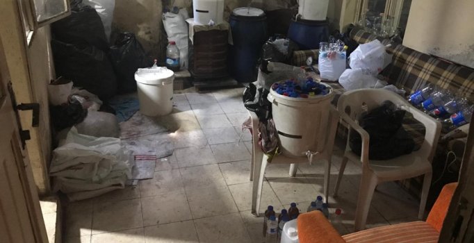 Adana'da sahte içki operasyonu