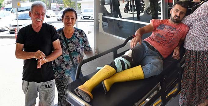 Acemi kasaplar kurbanlık yerine kendilerini kesti