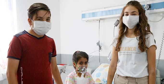 Bir çocuk 3 hastane arkadaşına umut oldu!