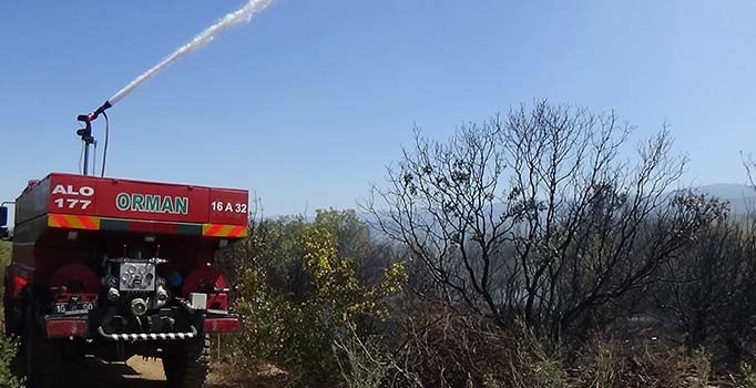 İnegöl’de korkutan orman yangını