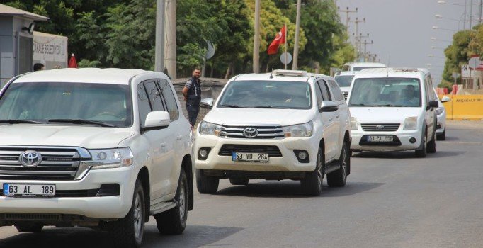 Türk askeri yetkililer, ABD'li heyetle görüşmek için Akçakale'de