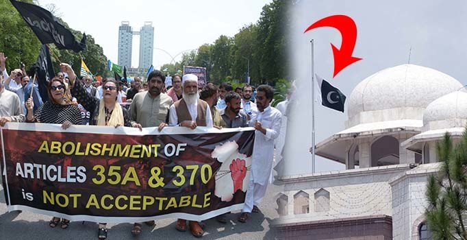 Pakistan halkı Keşmir için sokaklara döküldü