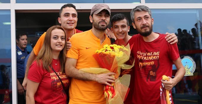 Galatasaray kafilesi Denizli'de