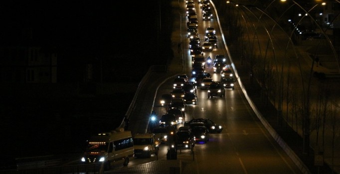 Çankırı’da şehitler için 120 araçlık konvoy