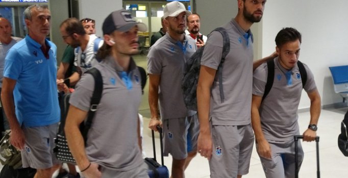 Trabzonspor, AEK maçı için Atina'da