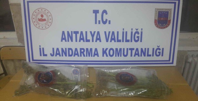 Antalya’da uyuşturucu madde operasyonu: 1 şüpheli