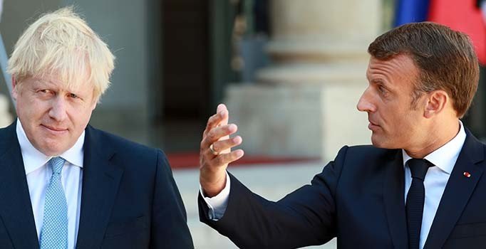 Macron ve Johnson'dan 'Brexit' mesajı