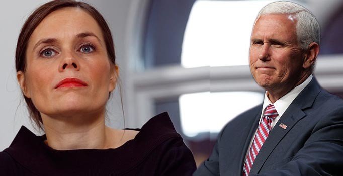 İzlanda Başbakanı'ndan Pence'in ziyaret talebine 'Evde yokum' cevabı