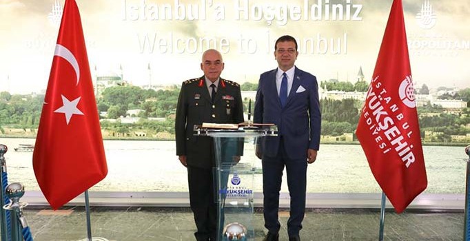 1’inci Ordu Komutanı Avsever'den İmamoğlu'na ziyaret