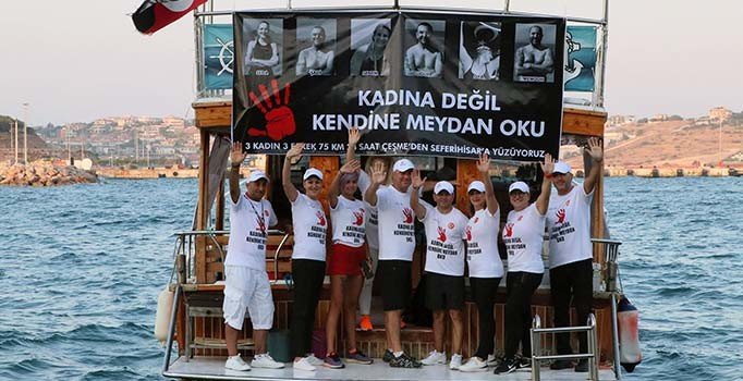 Erkek şiddetine karşı kulaç: Kadına değil kendine meydan oku