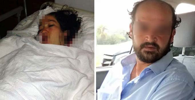 Yeni doğum yapan eşini hasta yatağında bıçakladı