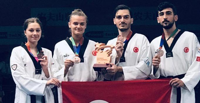 Taekwondoda bronz madalya