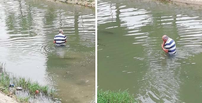 Adapazarı'nda taciz şüphelisi linçten korkup, dereye atladı