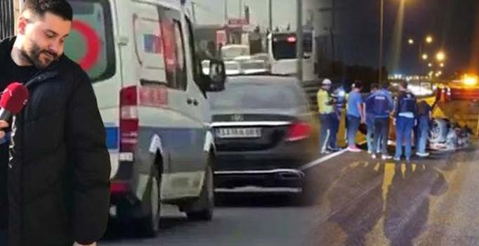 Sultangazi'de takla atan sürücü ambulansa yol vermeyen kişi çıktı