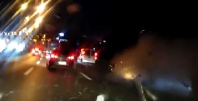 TEM’de zincirleme kaza! Çok sayıda yaralı var